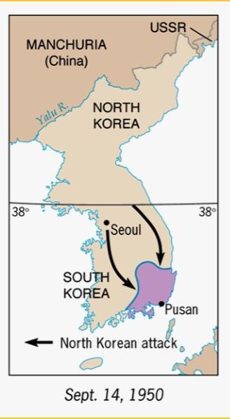 History 104 World History since 1500 East and West in the Grip of the Cold War North Korean Military 150-200,000 troops 150