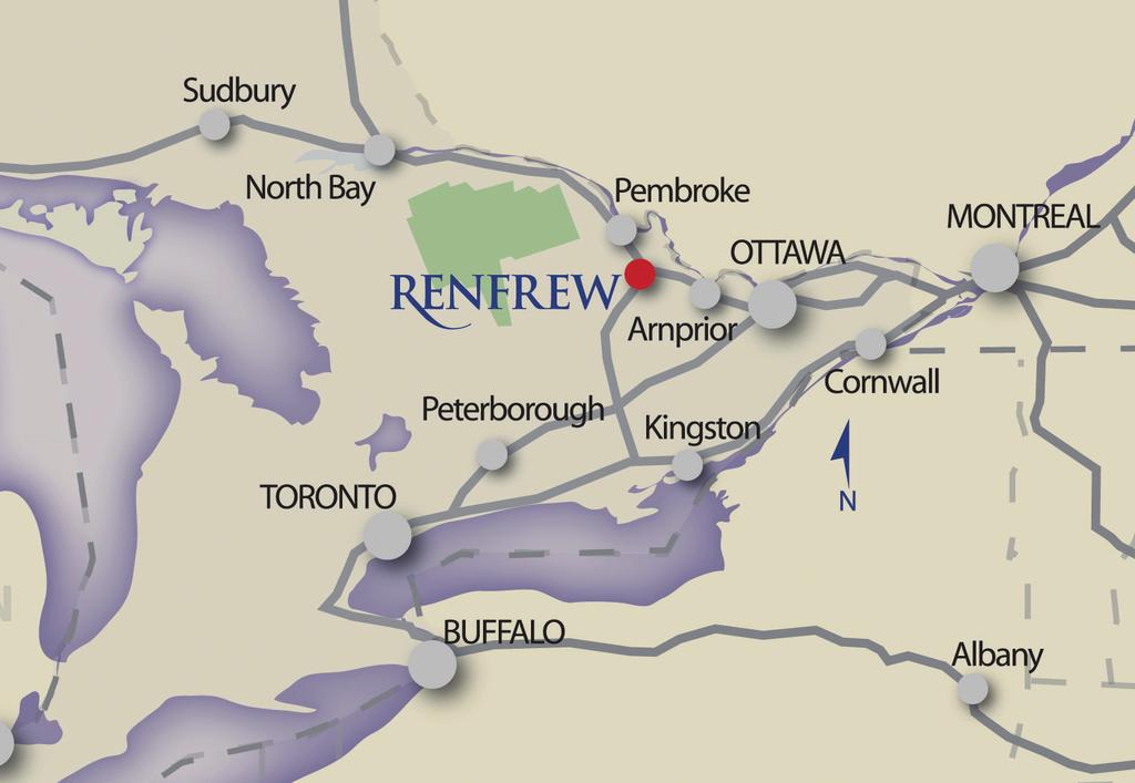 The municipality is home to the Renfrew and Area Health Village a multi-service regional health care community.