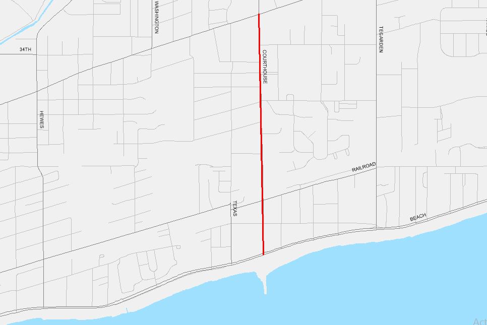 Route/Category: Courthouse Road Termini: Pass Road to US 90 Improvement Type: Reconstruction Responsible Agency: City of Gulfport Project Length: 1 mile County: Harrison Project Description: Install