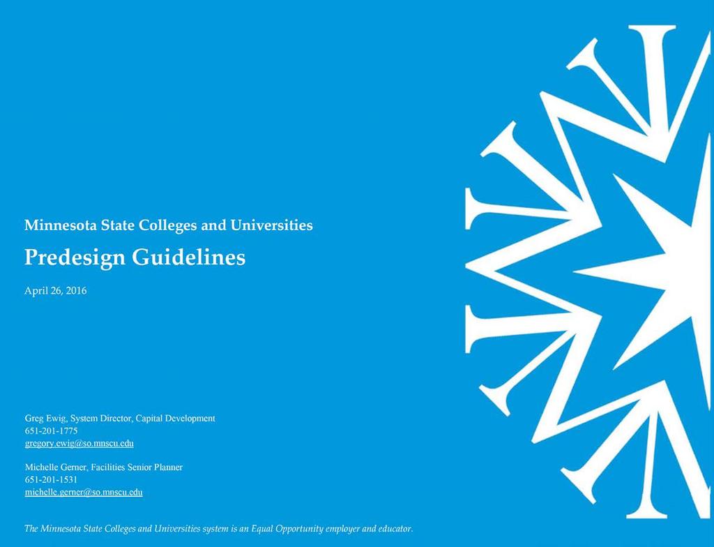 Predesign Guidelines: Updated look A&E