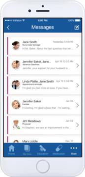 mpower Demo mpower Secure Messaging Patients, caregivers, friends and family can all