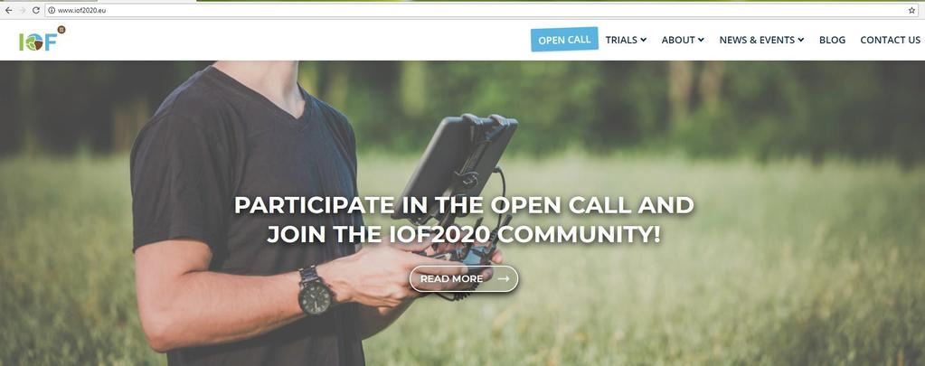 IoF2020 is funded by the Horizon 2020 Framework Programme of the European Union.