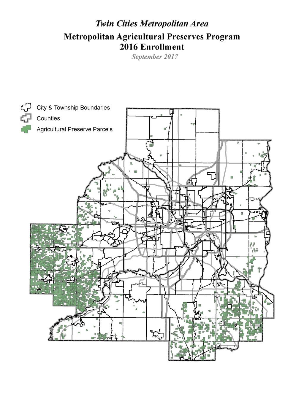Twin Cities Metropolitan Area Metropolitan Agricultural Preserves