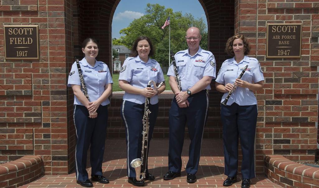 IN CLOSING Thank you for your decision to sponsor the United States Air Force Band of Mid- America s Liberty Clarinet Quartet!