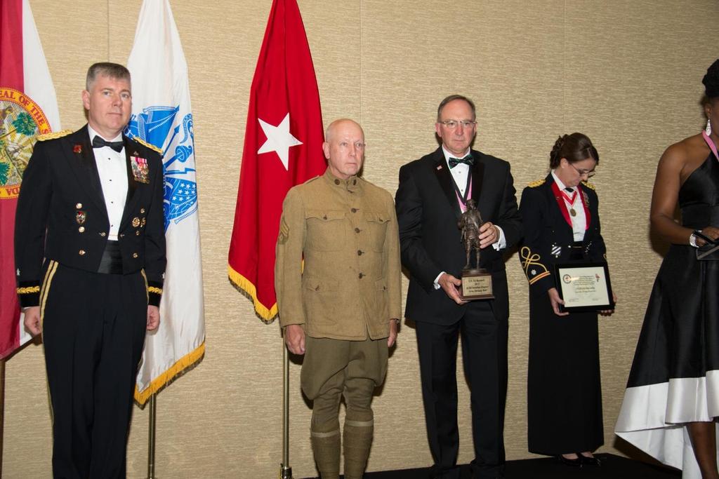 Special recognition awards consisting of a Doughboy Statue were