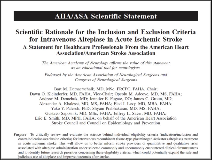 New ASA Guidelines! QUESTIONS?