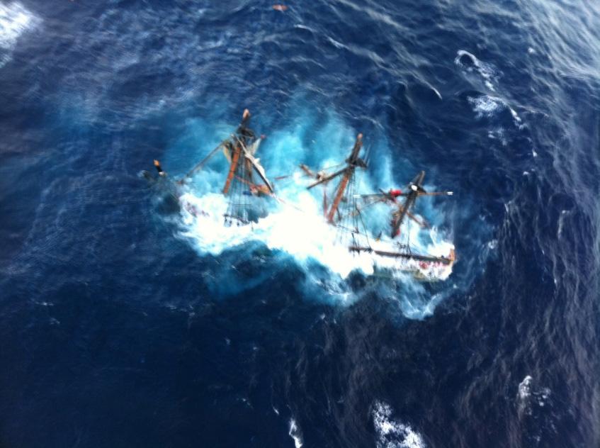 The Coast Guard Helicopters arrived on scene, deployed rescue swimmers, and commenced hoisting 14