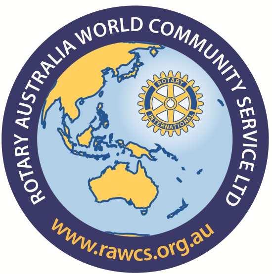 ROTARY AUSTRALIA WORLD COMMUNITY SERVICE Ltd ABN 37 739 341 003