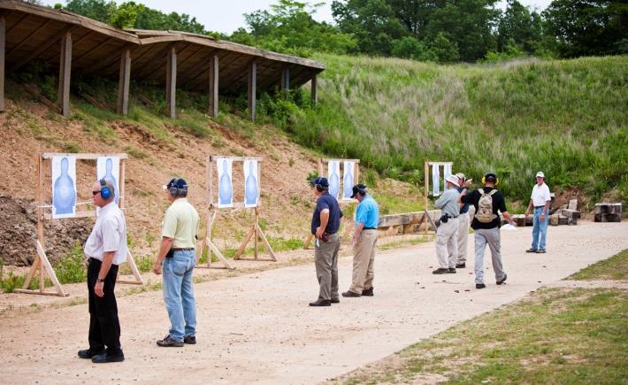 Firearms Range When established in 1955 the department inherited little usable equipment and no facilities, such as a firearms range, from the St. Louis County Sheriff s Department.