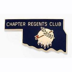 OKLAHOMA CHAPTER REGENT S CLUB The object of this club is to give assistance to the current Chapter Regents and to assist the State Regent in any way possible.