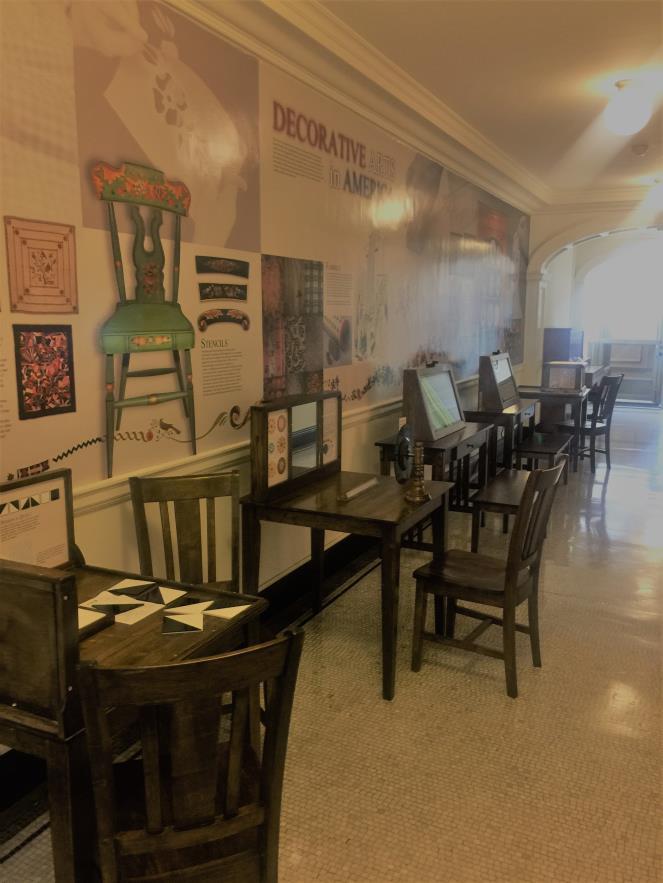 It supports the DAR Museum with interactive activity stations which enhance museum items. And there is permanent signage that reads Oklahoma Enrichment Center.