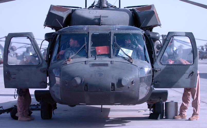 Right-seat rides assist incoming Crews Redwine/159th CAB PAO The pilots and crew of a UH-60 Blackhawk, 7th Battalion, 159th Combat Aviation Brigade, 101st Airborne Division (Air Assault), prepare