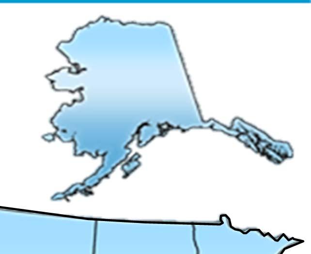 Alaska, Idaho, Montana, Oregon,
