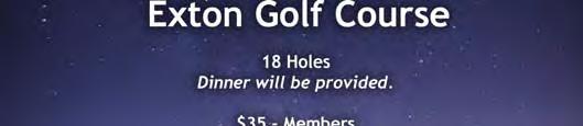 AUTHORIZED PATRONS AND GUESTS: 9 holes with cart - $15 18 holes with
