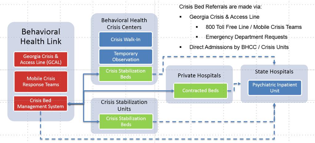2. Develop a Description of the Existing System Georgia System Description 20 * Private Hospital beds are