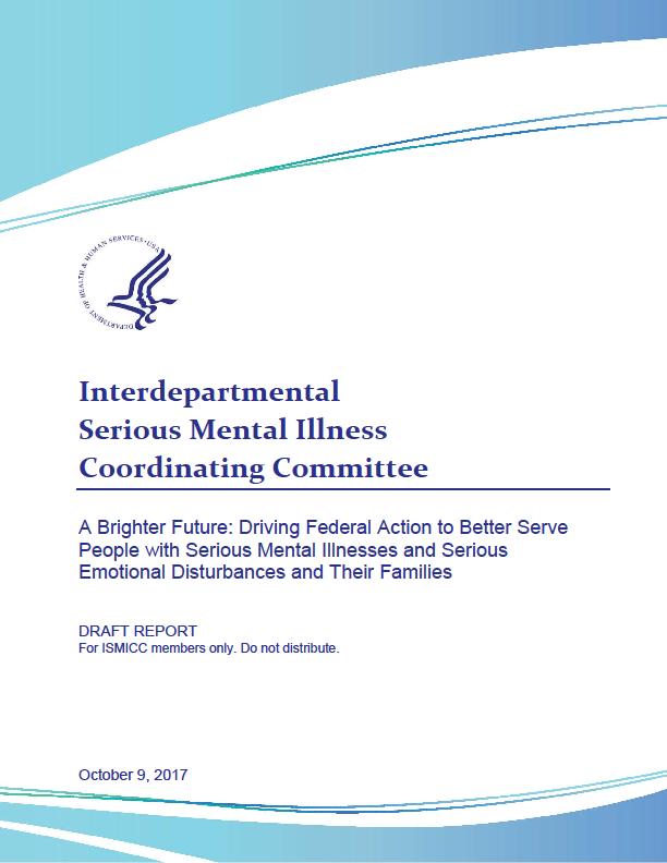 Interdepartmental Serious Mental Illness Coordinating Committee Recommendations 2.