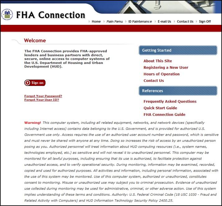 However, if the counselor is already a HECM counselor, the FHA Connection user ID issued as a HECM counselor is used for both HECM and certified counseling.