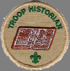 Troop Historian Job Description: The Historian keeps a historical record or scrapbook of Troop activities.