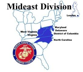 MIDEAST DIVISION BULLETIN Marine Corps League August 2018 Members of the Mideast Division, National Vice Commandant The heat of the summer is here!