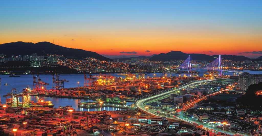 Promoting the Creation and Utilization of Busan Port It is Korea s first trading port that opened in 1876, and currently plays an important role as the gateway to Korean economics, ranking fifth in