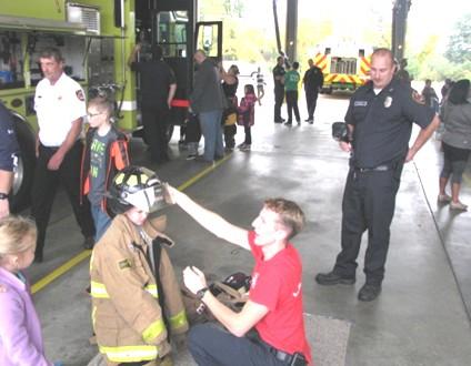 During the year, Department personnel spent many hours visiting schools, daycare centers, and businesses, as well as hosting numerous groups at the fire station.