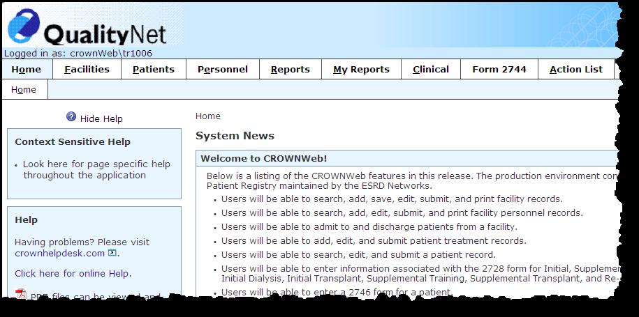 Background Information Things to know before you get started: Only Facility Editors can add clinical data. Facilities must submit clinical measures for every patient at least once per month.