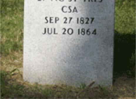 Quintilion Green Strayhorn is buried in Hollywood Cemetery Confederate Section, Richmond,