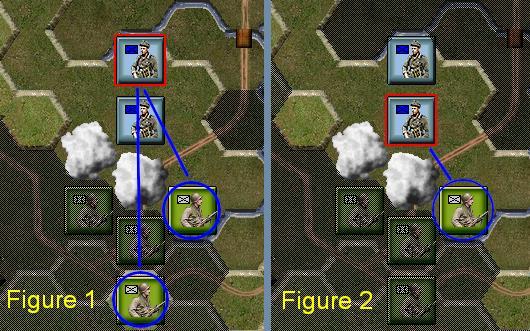 Units in a hex with smoke can both see and be seen. A unit must be behind a smoke hex to have a chance of being masked by smoke.