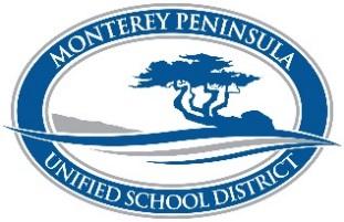 Monterey Peninsula Unified School District 2017-18 District Information Contact Subject Contact Phone Number 504 Plans Donnie Everett 645-1289 A Absence Reporting - Certificated Human Resources
