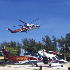 The District owns, pilots and maintains two Trauma Hawk air ambulances that transport patients swiftly and safely to the two Level I