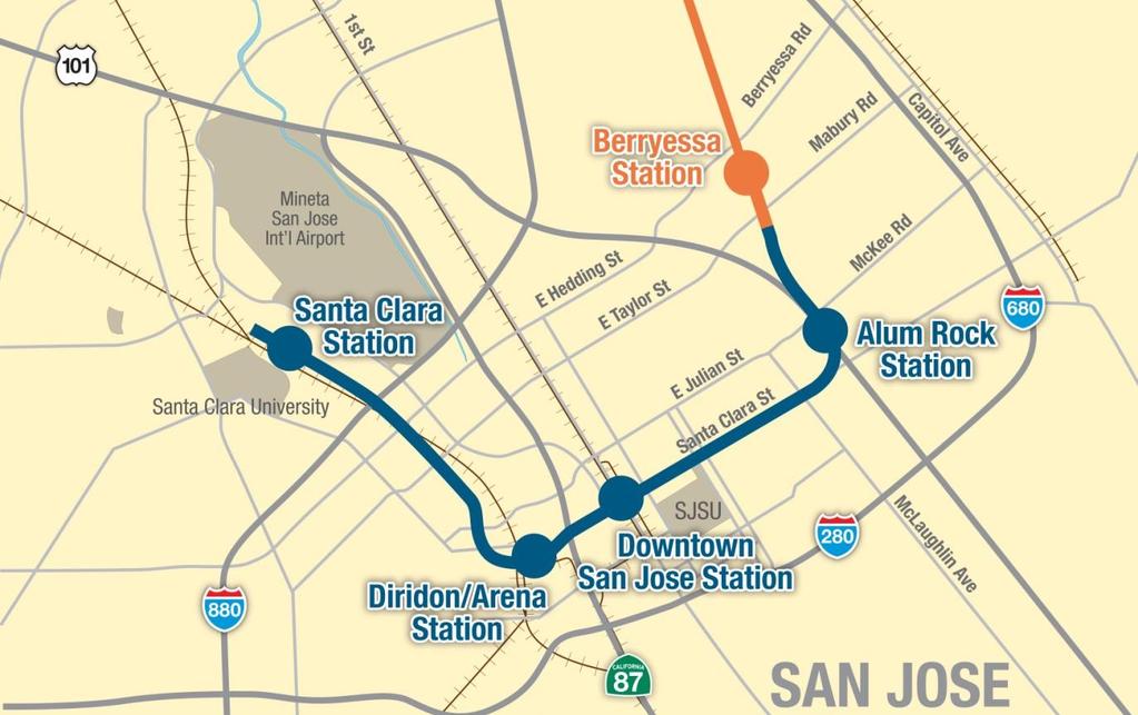 VTA s BART Phase II Project Phase II Total Project Cost in Year of Expenditure Dollars : $4.
