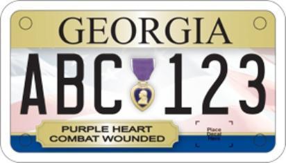 Car Motorcycle Disabled Veteran Tags: Disabled Veteran tags are available to Veterans who were separated under honorable conditions and who are non-service connected disabled.