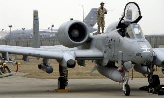 In Iraq, A-10s got a chance to do what they are best at doing using 30 mm cannons, Maverick