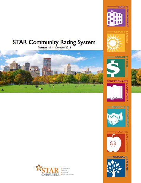 STAR Communities is a 501c3 nonprofit organization that works to evaluate, improve, and certify sustainable communities in the U.S. We administer the STAR Community Rating System TM, the nation s leading framework and certification program for measuring local sustainability.
