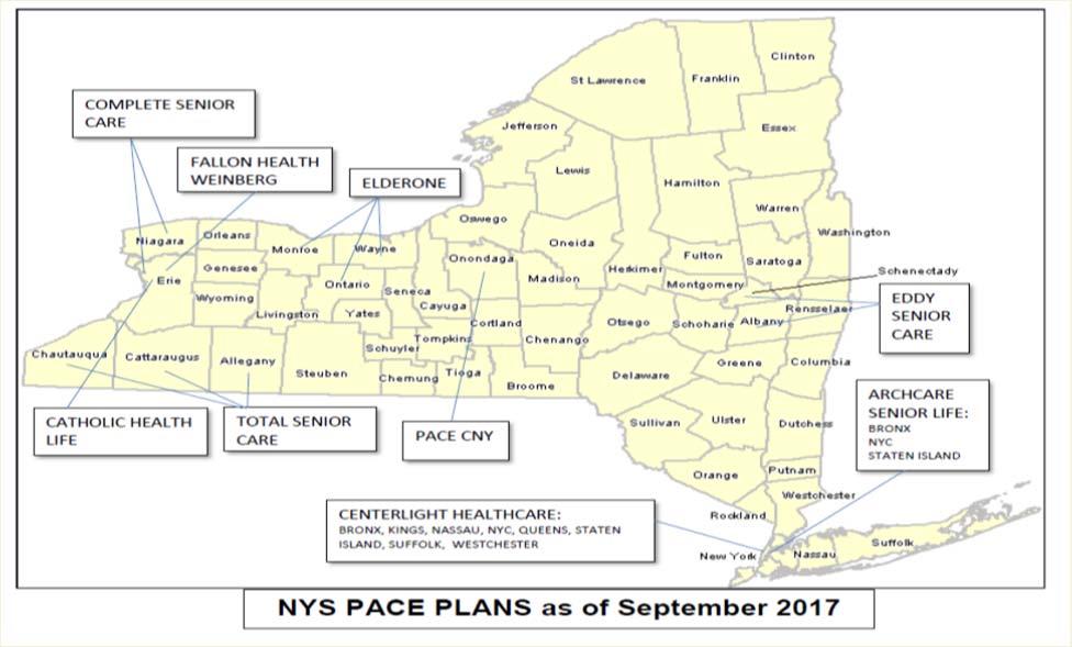 14 NY s First PACE, Comprehensive Care Management (now known as CenterLight Health Care)
