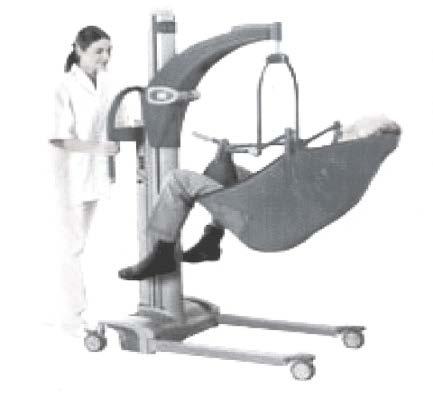 Average monthly full-body sling lift and stand-assist