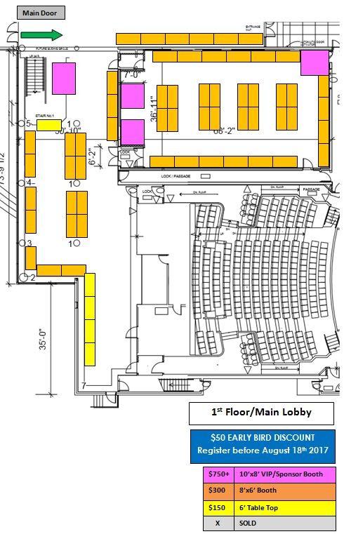 ROOM LAYOUT THE ACT ARTS CENTRE LOWER LOBBY & STUDIO 18 17 e A 8 4 9 5 1 2 3 19 20 21 22 23 24 25 26 27 28 29
