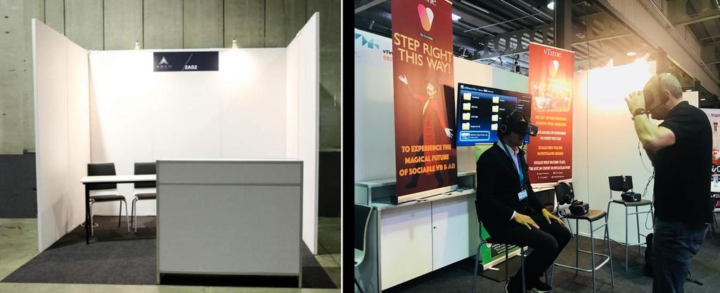 Arch Summit 2019 - Booth Information The booth is equipped to showcase