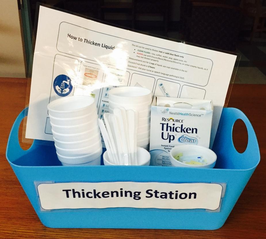 Thickening Stations What was done: Thickening stations