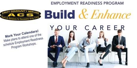 The Fort Carson Employment Readiness Program (ERP) offers resources to help with your career plan and job search.