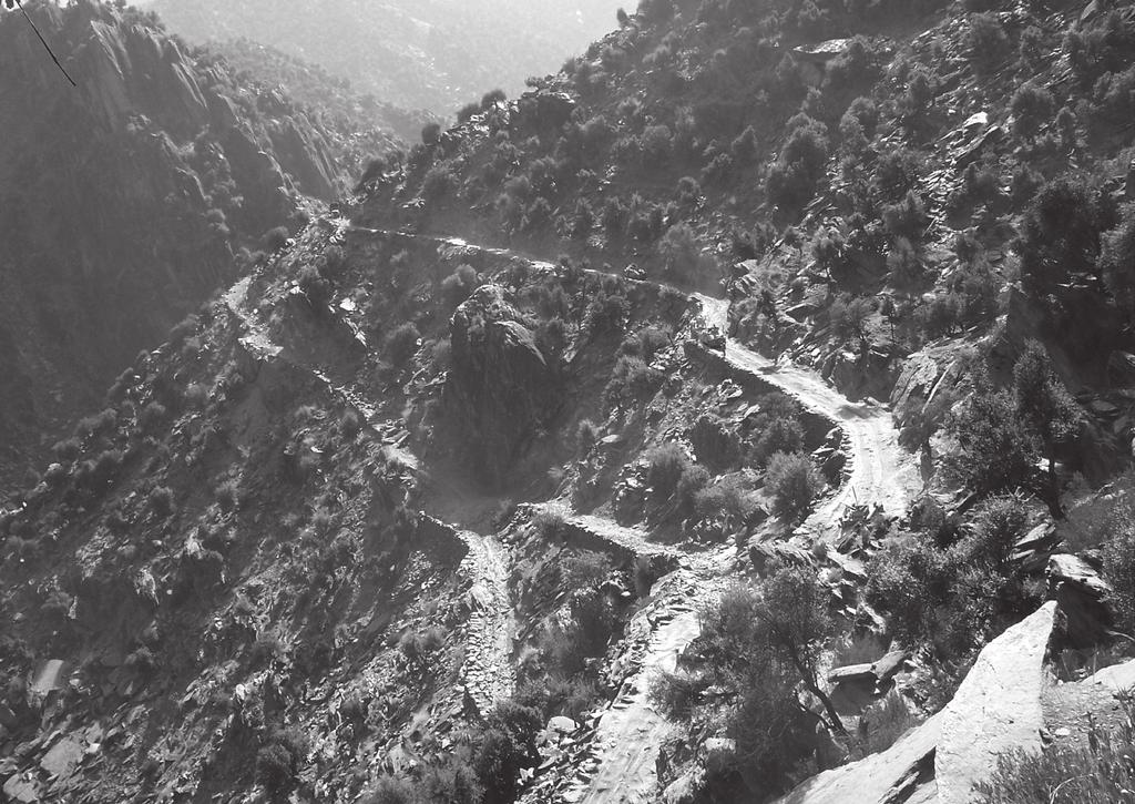 Many roads in Afghanistan are simply cut into the side of a mountain and may not bear the weight of heavy route clearance vehicles.