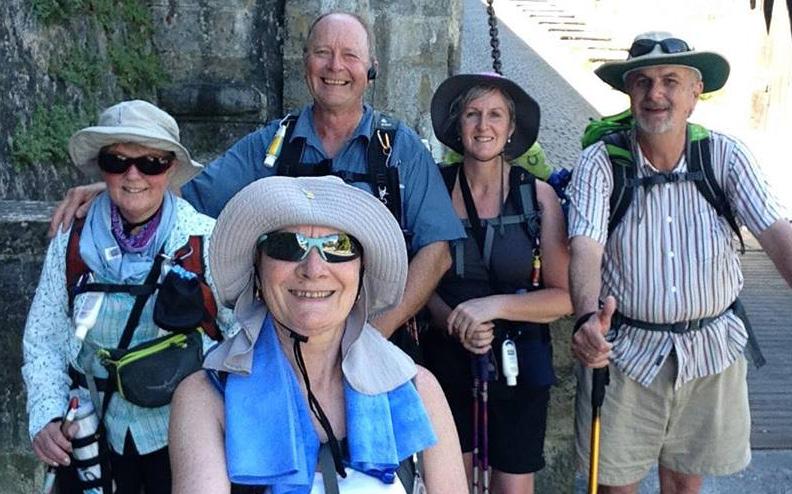 Their One Million Steps for Mental Health started in the French Pyrenees and stretched 884km all the way to the northwest of Spain.