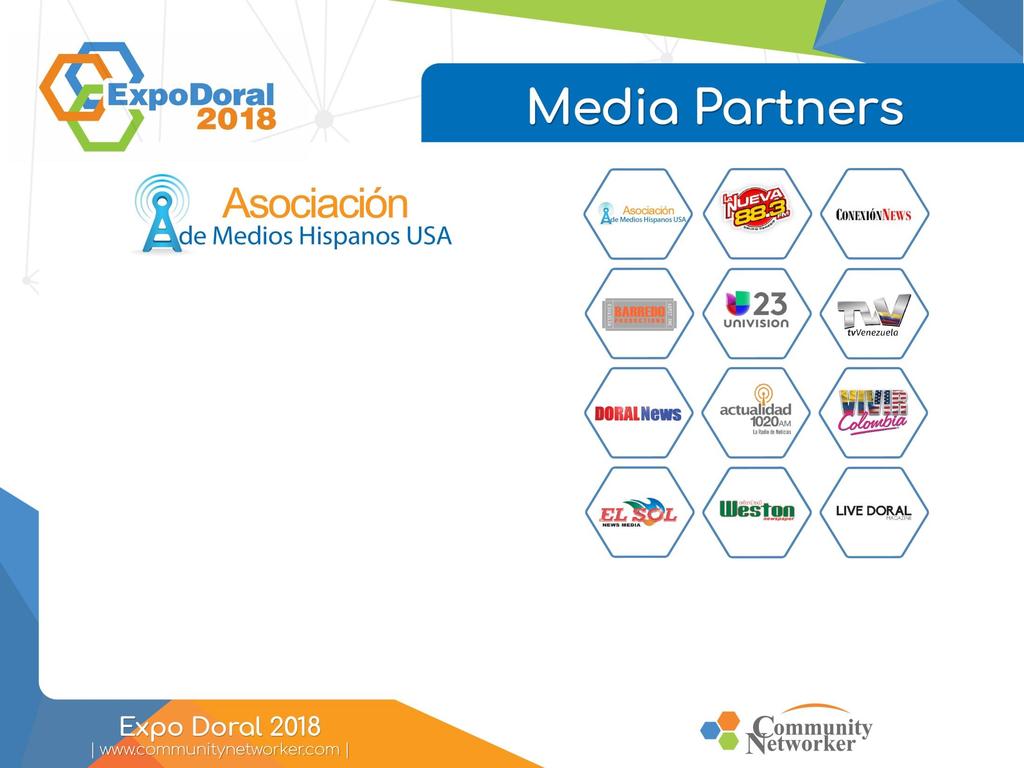 The Association of Hispanic Media is a partner of our annual conferences.