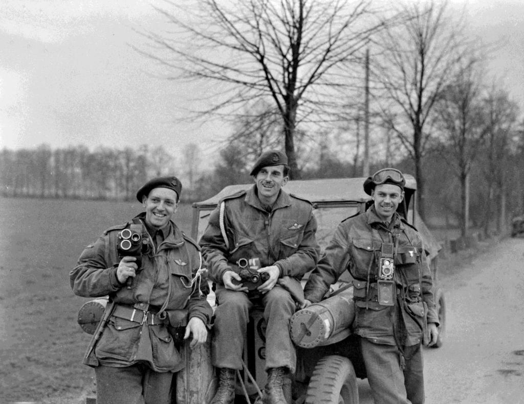 Lt. Richer continued to photograph the activities of 1 Canadian Parachute Battalion as it advanced eastward across Germany, crossing the Elbe River, and the race to Wismar in advance of the Russians.