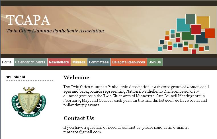 Winter 2011 TCAPA Newsletter Page 3 TCAPA Web Site is Launched by Shelley Monitor, Secretary We now have an online resource for