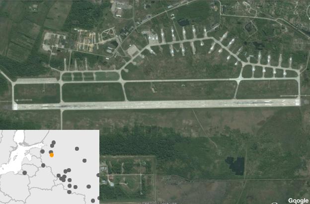The Russian Sol'tsy airbase near Estonia