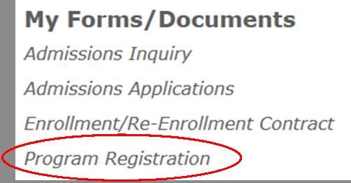 After completing the registration form, you will be able to select the ASEP courses.