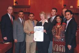 Mayor Houston Honored Alliance of Pakistan Floods Relief Efforts. On behalf of the City of Houston, Mayor Annise D.