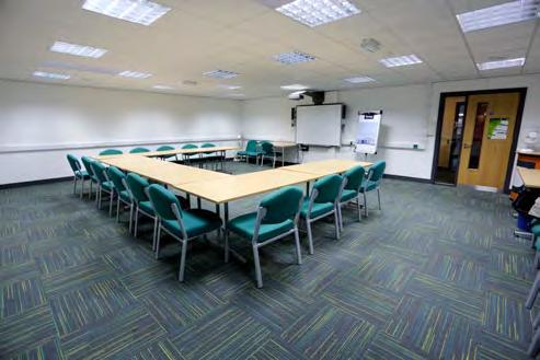 We can comfortably seat 50 delegates theatre style and 25 board room style, however this room works well in any style of setting.