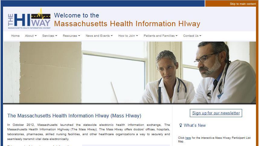 Mass HIway Website and Newsletter To learn more, visit the www.masshiway.